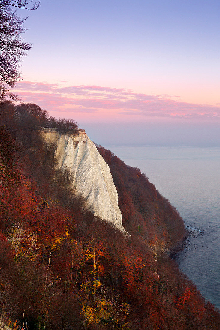 Blick zum Königsstuhl, Nationalpark Jasmund, Rügen, Ostsee, Mecklenburg-Vorpommern, Deutschland