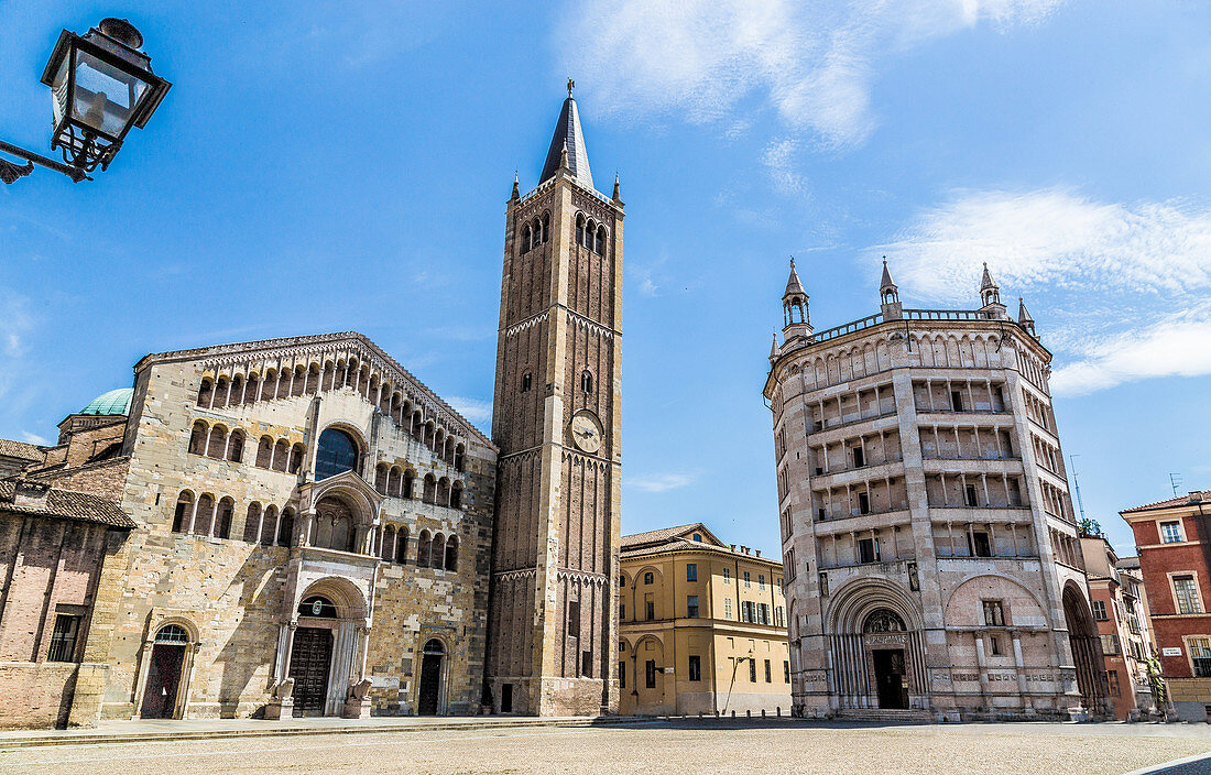 Piazza Duomo in Parma Italy