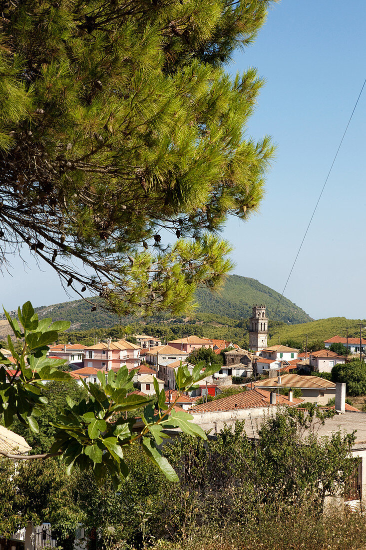 Dorf in den Bergen, Zakynthos, Ionische Inseln, Griechenland