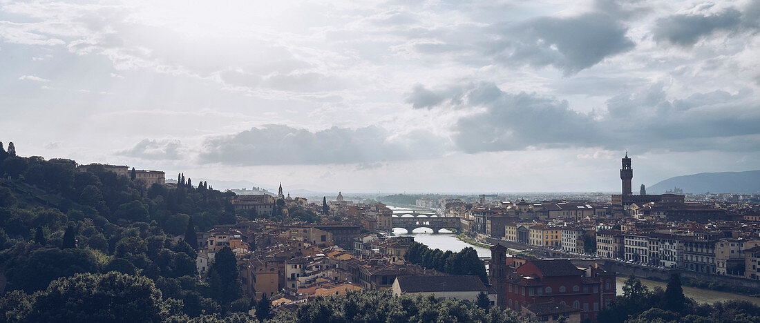 Blick auf Florenz, Toskana, Italien