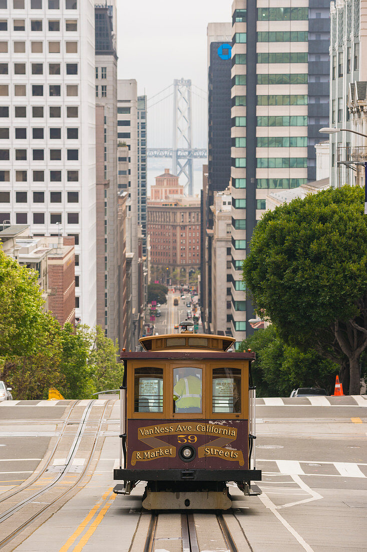 Straßenbahnen, San Francisco, Kalifornien, Vereinigte Staaten von Amerika, Nordamerika