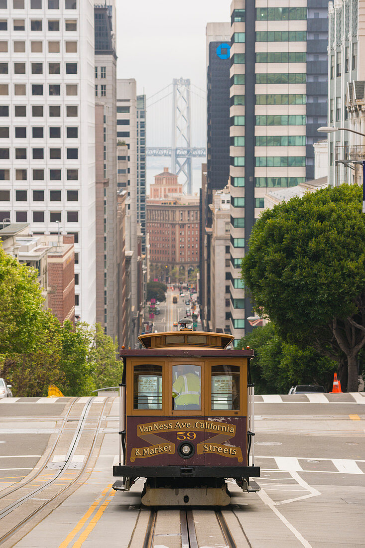 Trams (cable car), San Francisco, California, United States of America, North America