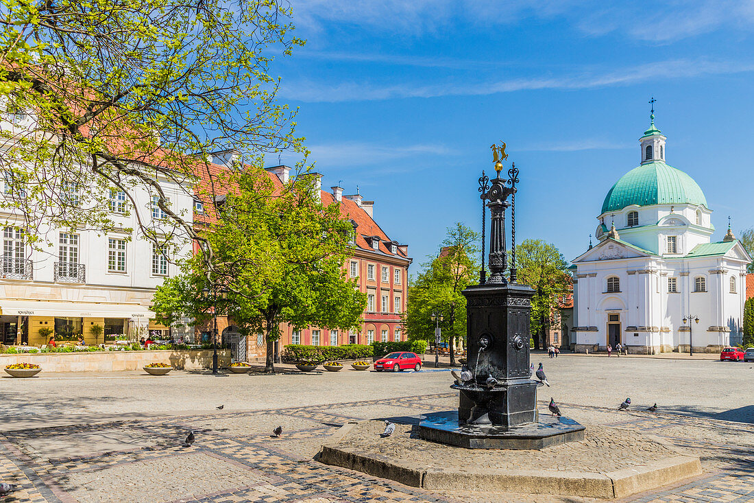 St. Kazimierz Church in the New Town, Warsaw, Poland, Europe