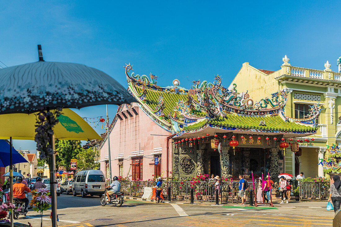 Choo Chay Keong Temple in George Town, UNESCO-Welterbestätte, Penang-Insel, Malaysia, Südostasien, Asien