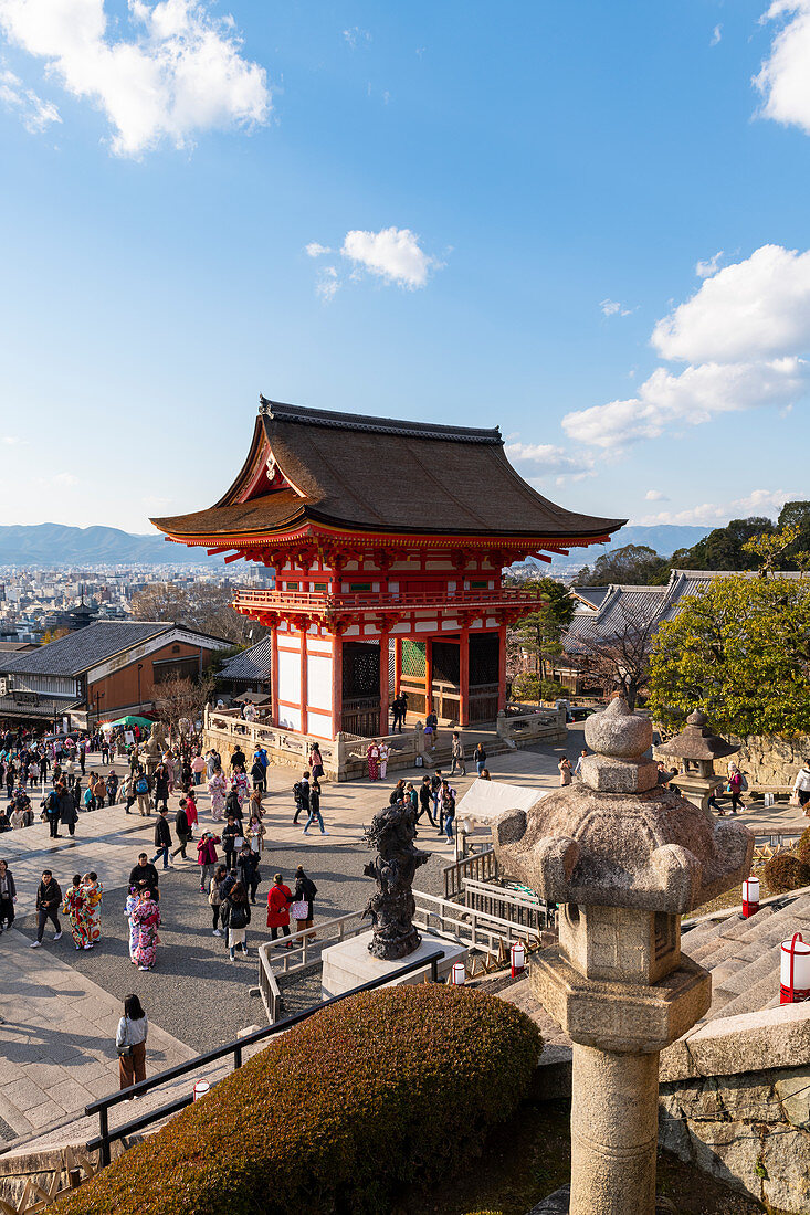 Kiyomizu-dera temple, UNESCO World Heritage Site, Kyoto, Japan, Asia