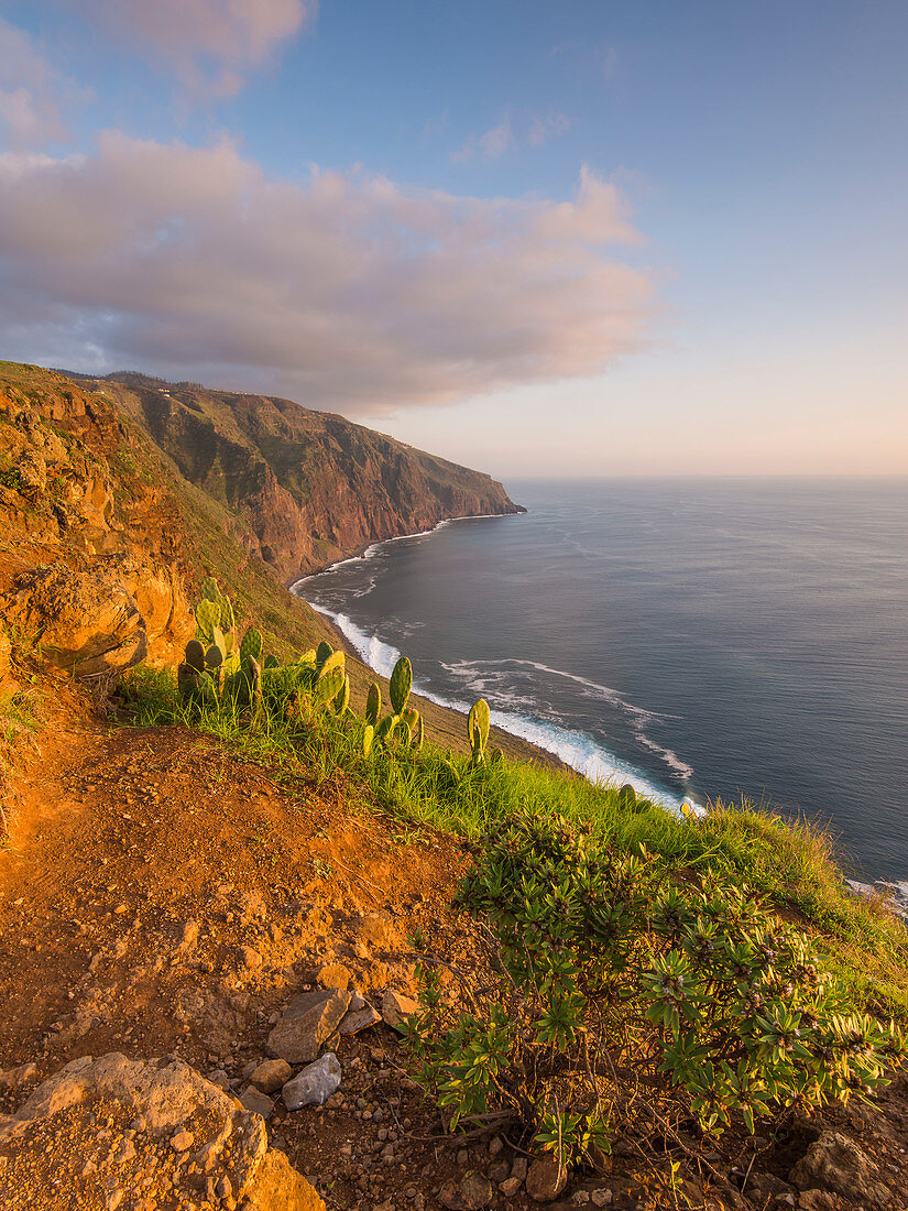 Cliff at Ponta Do Pargo, Madeira, Portugal