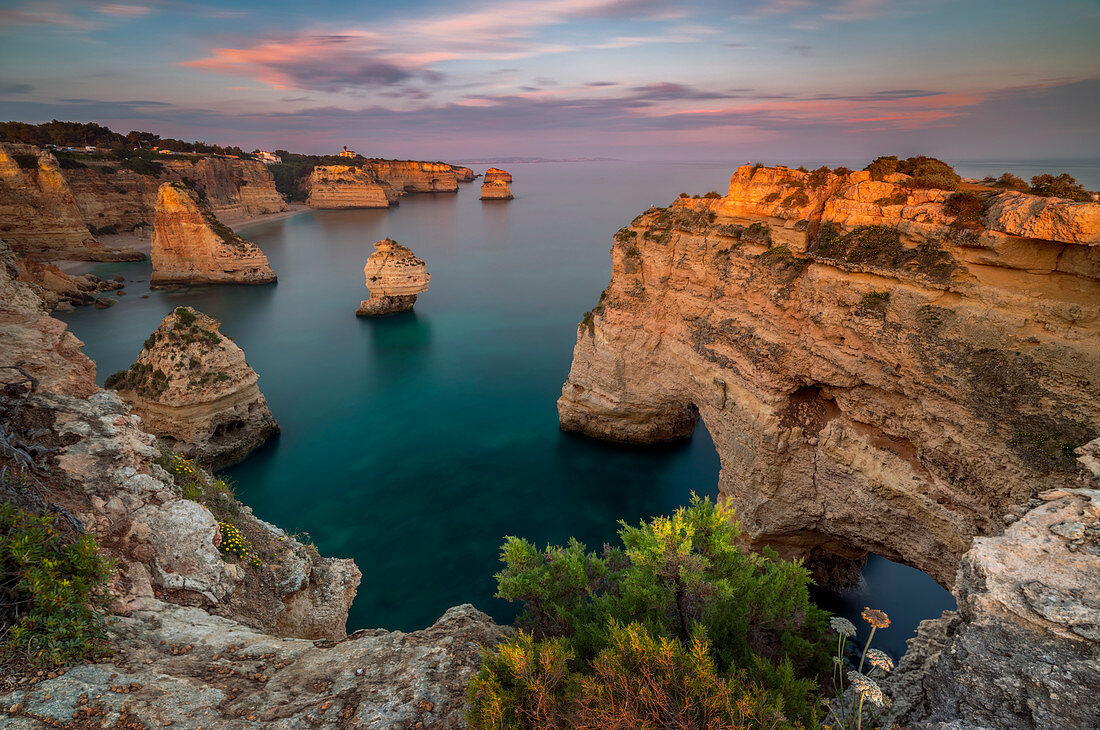 Praia da Marinha, Marinha Strand, Lagoa, Algarve, Südportugal, Portugal