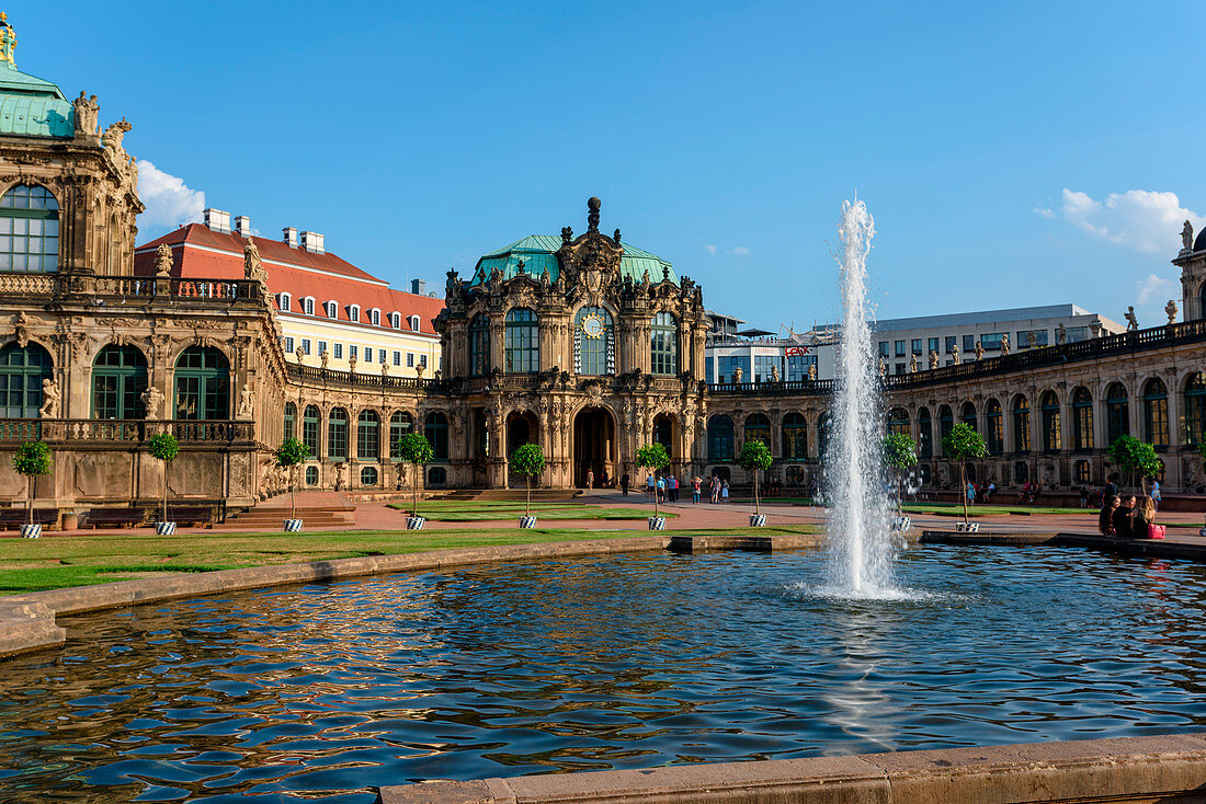 Zwinger Palace in Dresden, Saxony, Germany, Europe