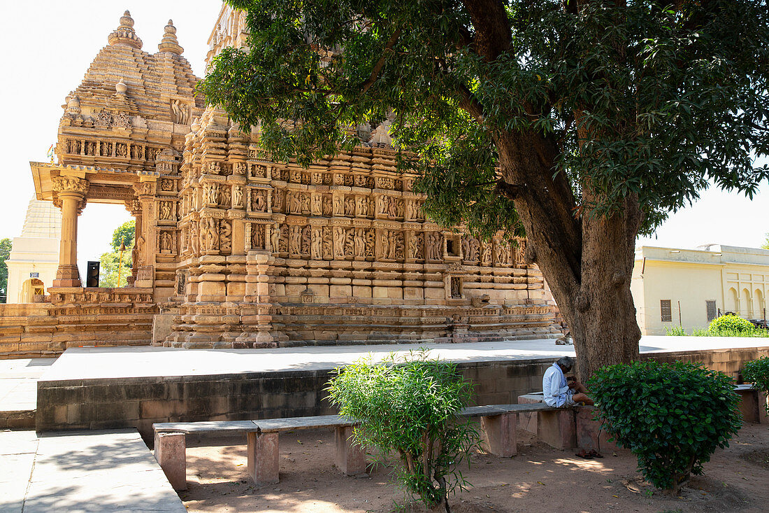 Asien, Indien, Uttar Pradesh, Khajuraho Bezirk, Jain Tempel