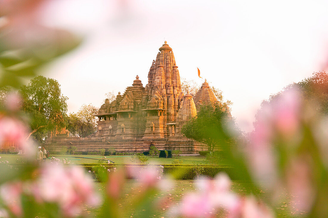 Asien, Indien, Madhya Pradesh, Chhatarpur Bezirk. Kajuraho Denkmalgruppe