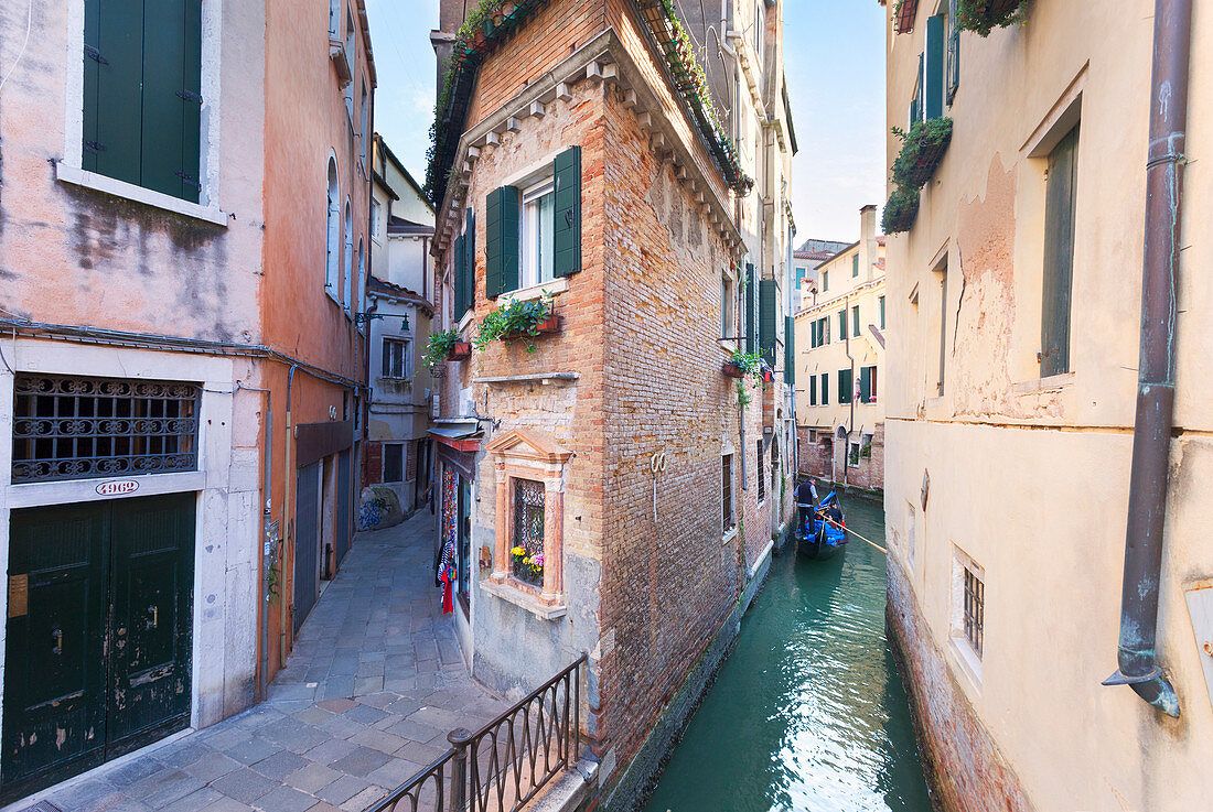 Campo San Provolo, Venice, Veneto, Italy.