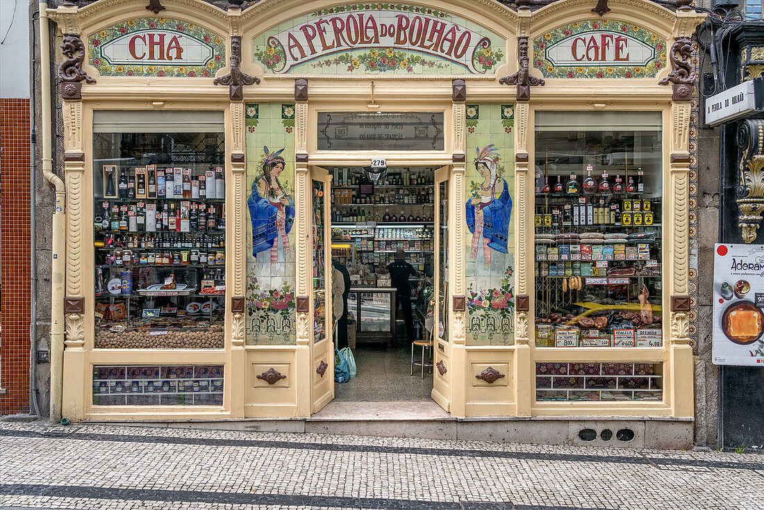 A Perola do Bolhao, Feinkost in Porto, Portugal