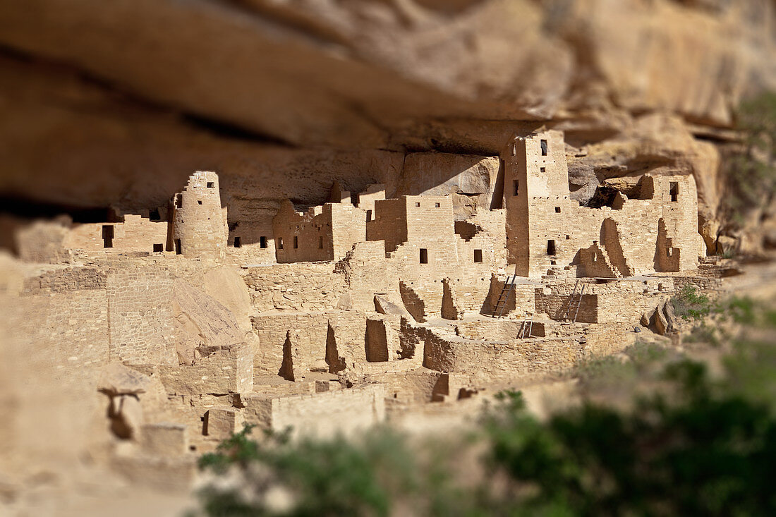 Native American Cliff Dwellings,Mesa Verde, Colorado, USA