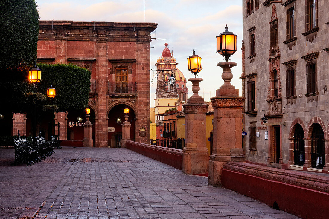 Straßenszene, San Miguel de Allende, Guanajuato, Mexiko