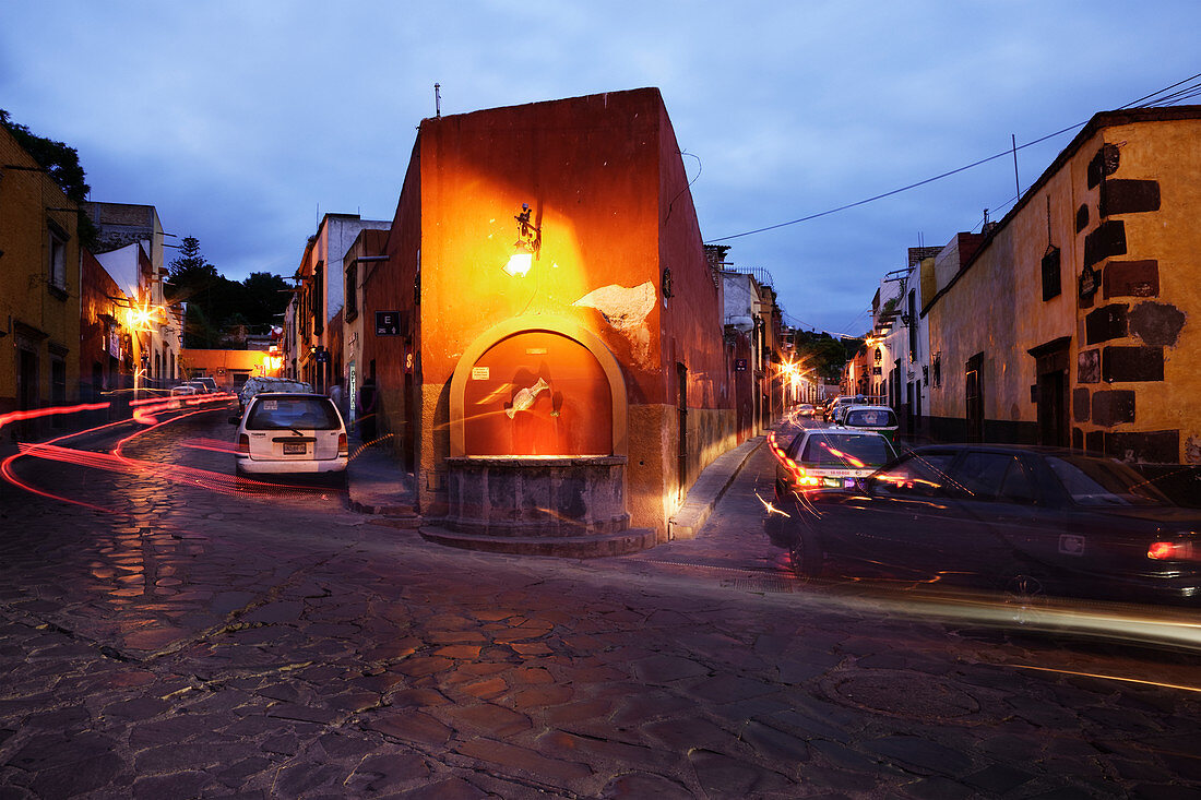 Brunnen, San Miguel de Allende, Guanajuato, Mexiko