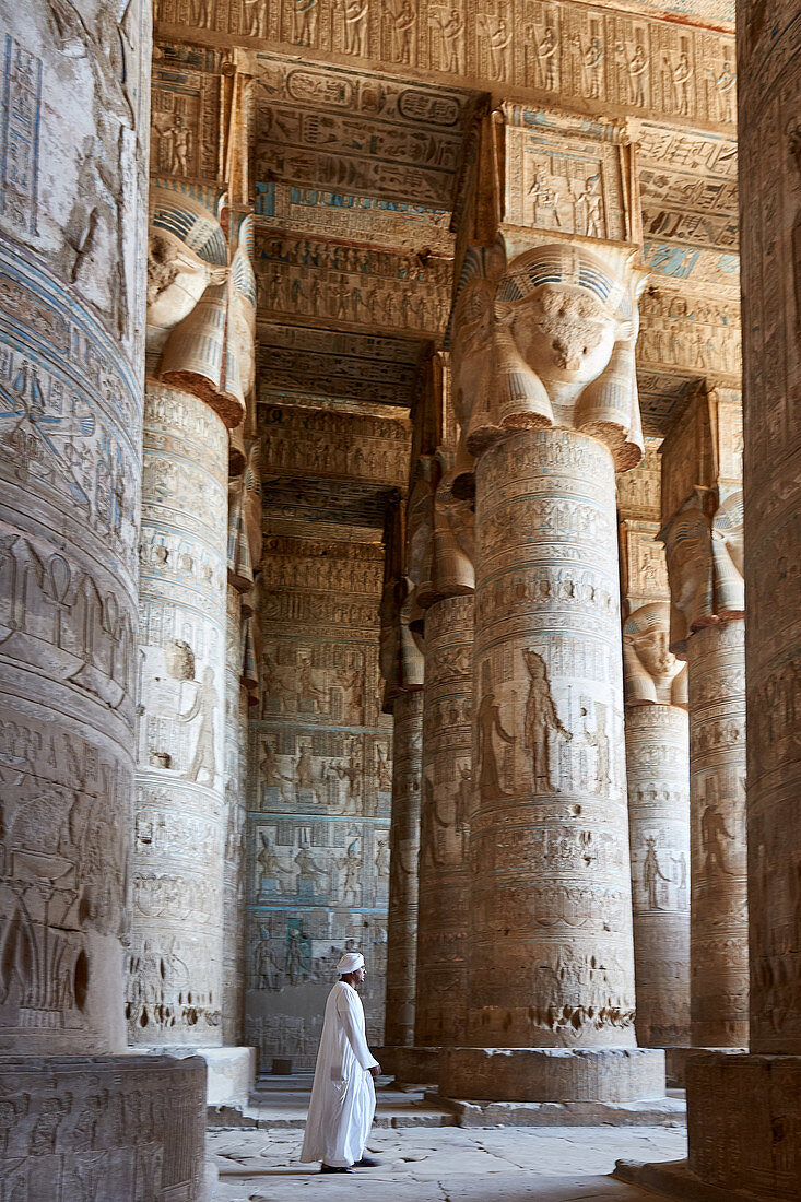 Tempelwache im Tempel von Dendera, Ägypten