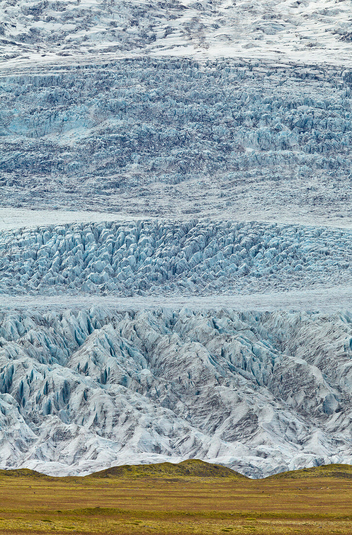 Gletscher, Breidamerkurjokull, Jokalsarlon Lagune, Island