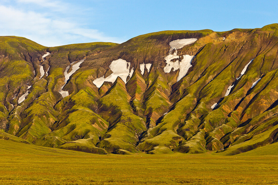 Rhyolith-Berge, Tal von Thor, Island