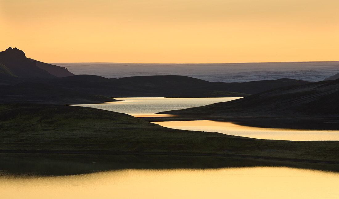 Langisjor See, Tungnarfjoll Berge und Fogrufjoll Berge, Island