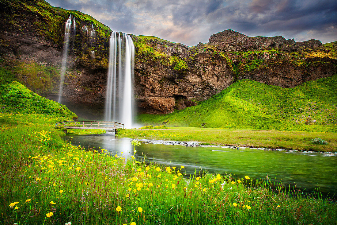 Seljalandsfoss Wasserfall, Island