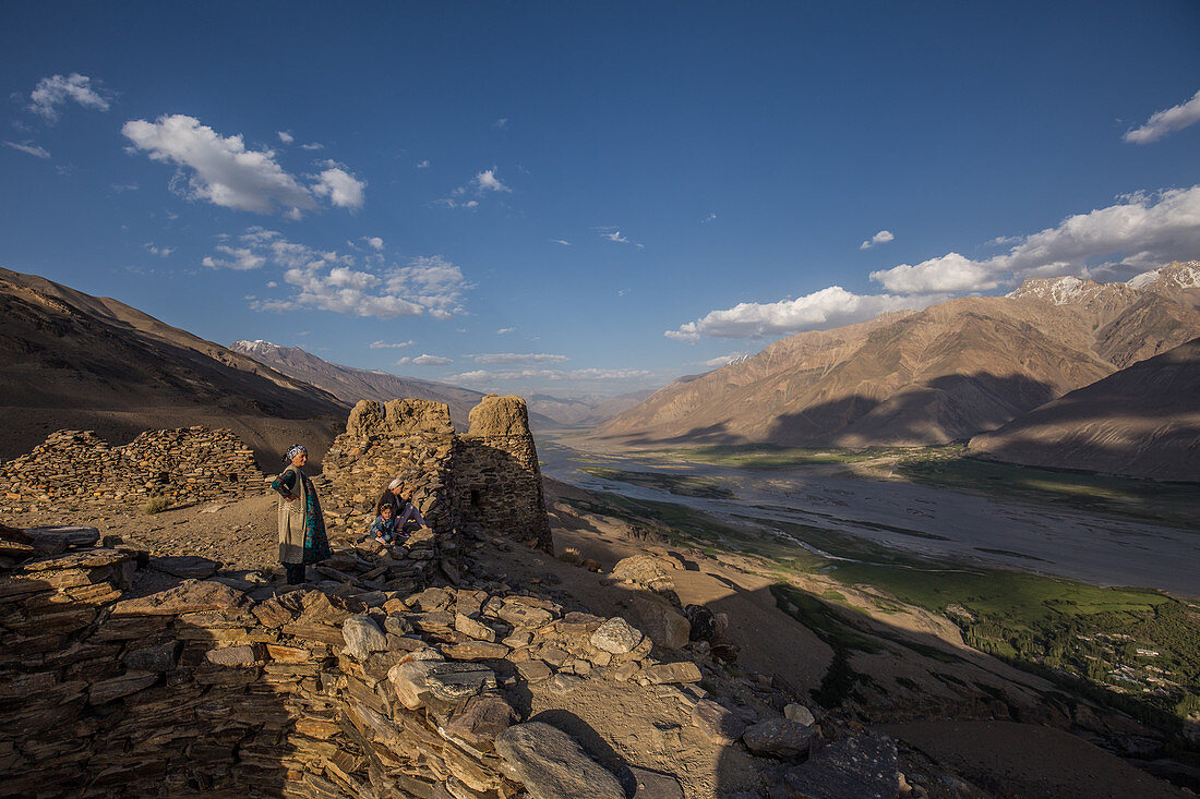 Festung Yamchun im Wakhan, Tadschikistan, Asien