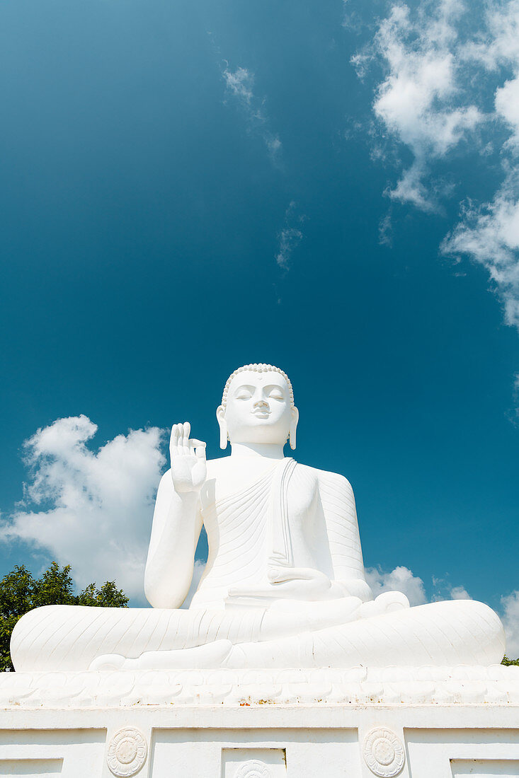 Buddha-Statue, Mihintale, zentrale Nordprovinz, Sri Lanka, Asien