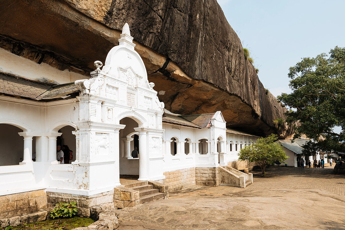 Dambulla-Felsen-Höhlentempel, UNESCO-Welterbestätte, Zentralprovinz, Sri Lanka, Asien