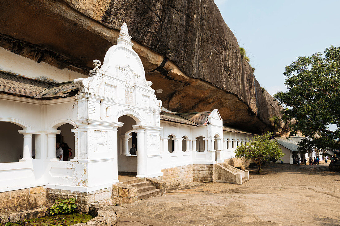 Dambulla Rock Cave Temple, UNESCO World Heritage Site, Central Province, Sri Lanka, Asia
