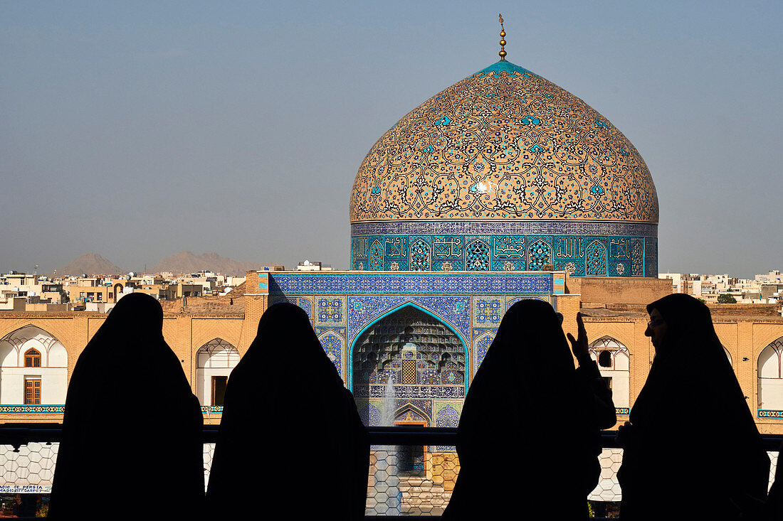 Sheikh Lotfollah Mosque, UNESCO-Welterbestätte, Imam Square, Isfahan, Iran, Naher Osten