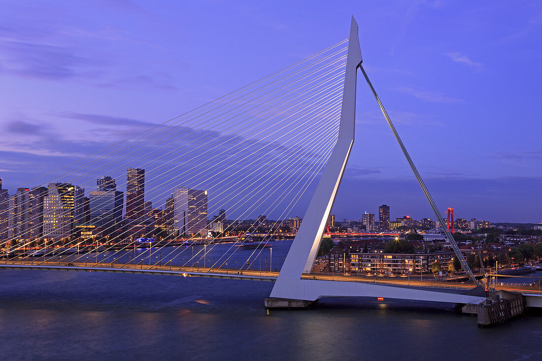 Erasmus Brücke, Rotterdam, Niederlande, Europa