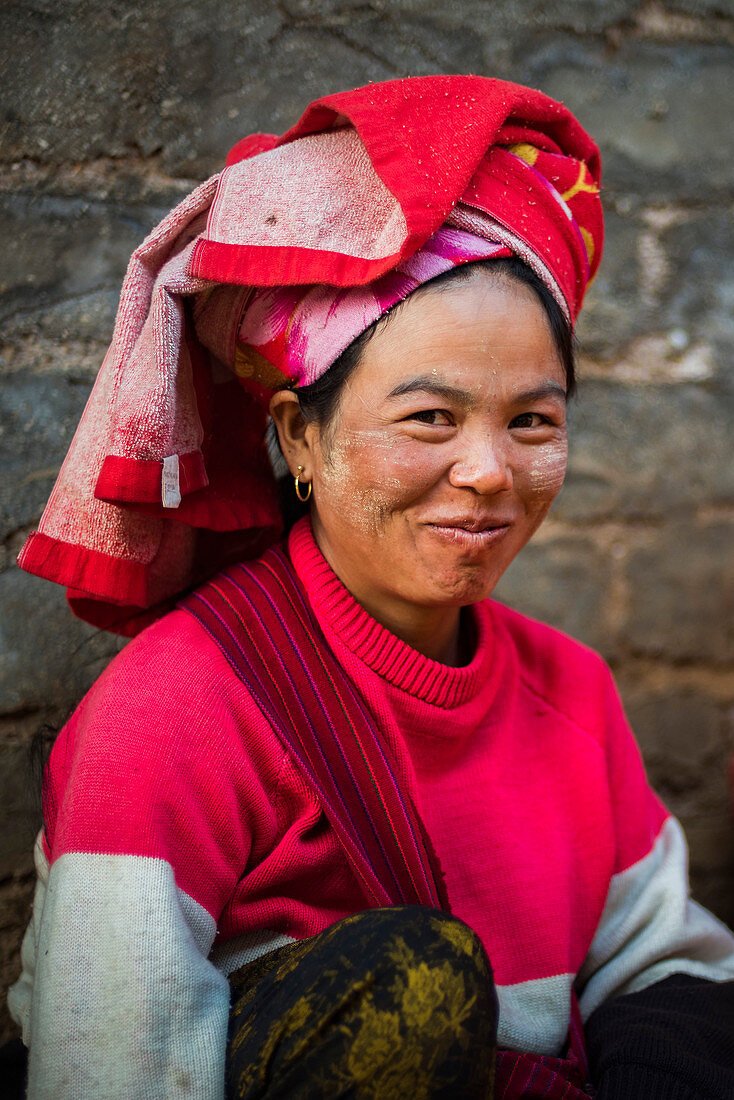 Pindaya-Lebensmittelmarkt, Shan State, Myanmar (Birma), Asien