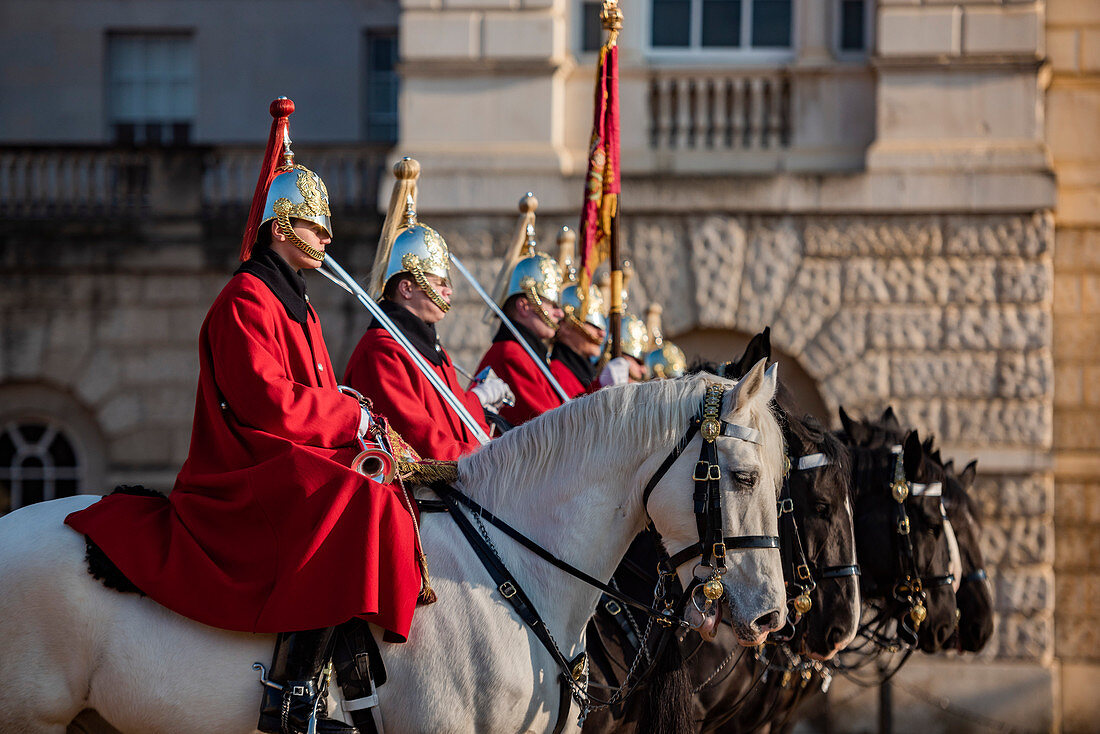 Changing of the Guard, Horse Guards, Westminster, London, England, United Kingdom, Europe