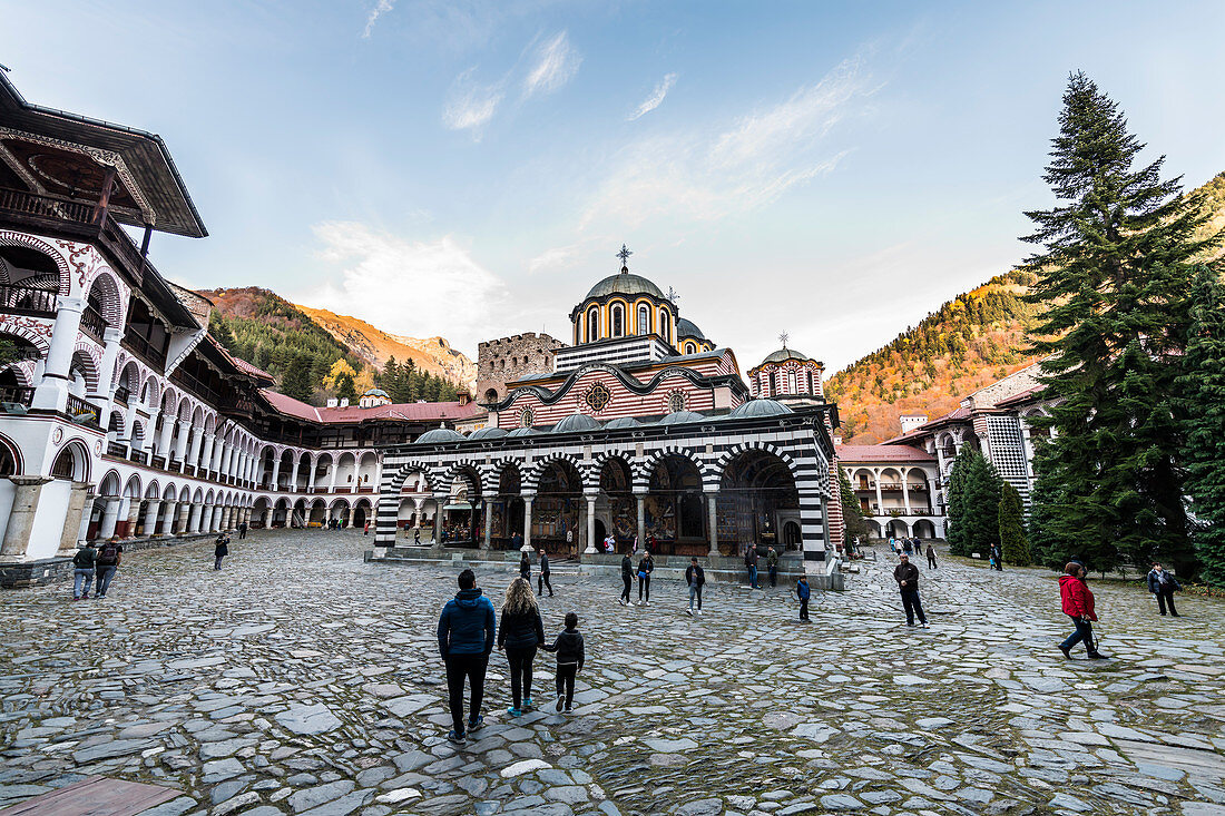 Church of the Nativity of the Virgin Mother , UNESCO World Heritage Site, Rila Monastery, Rila mountains, Bulgaria, Europe