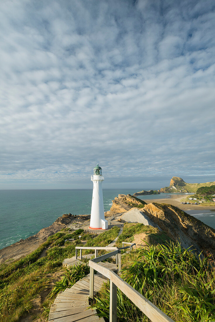 Castle Point Lighthouse, Wellington, North Island, New Zealand, Oceania