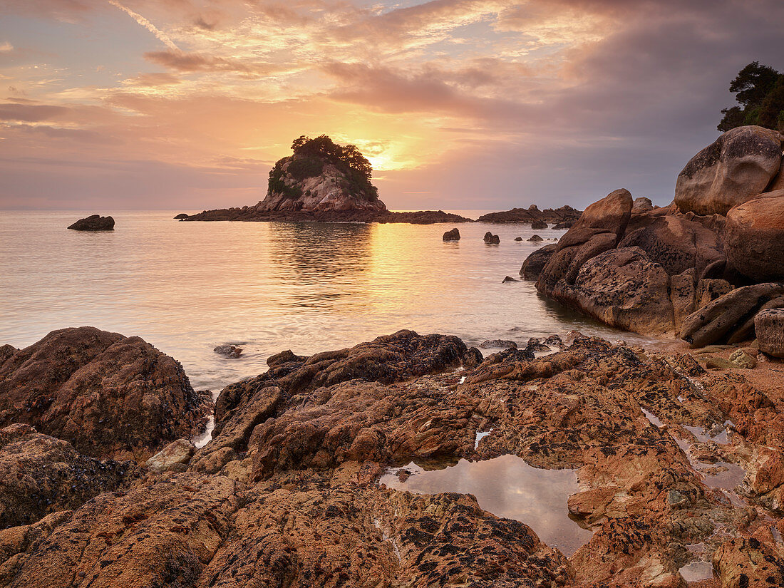 Breaker Bay, Kaiteriteri, Tasman, Südinsel, Neuseeland, Ozeanien