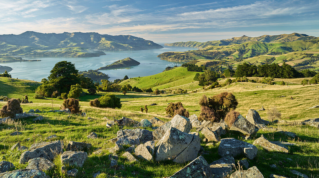 Banks Peninsula, Canterbury, Südinsel, Neuseeland, Ozeanien