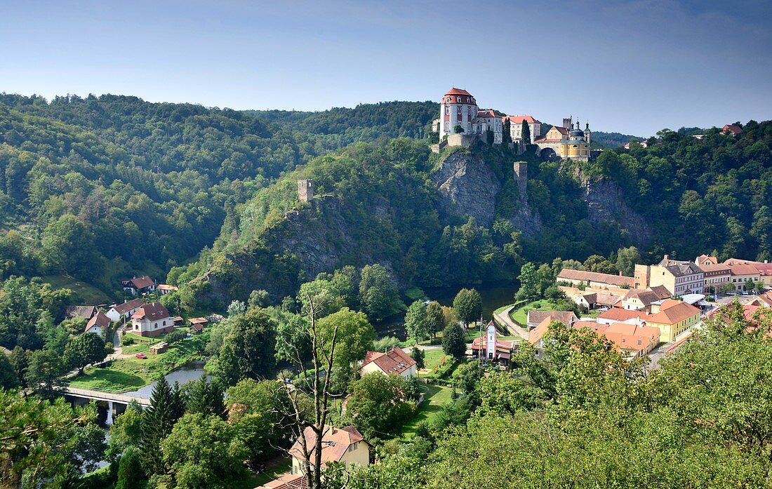 Burg von Frain an der Thaya, (Vranov), Mähren, Tschechien