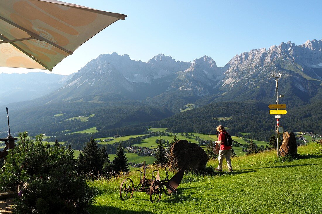 about Going on Hollenauer Cross, Wilder Kaiser, Tyrol, Austria