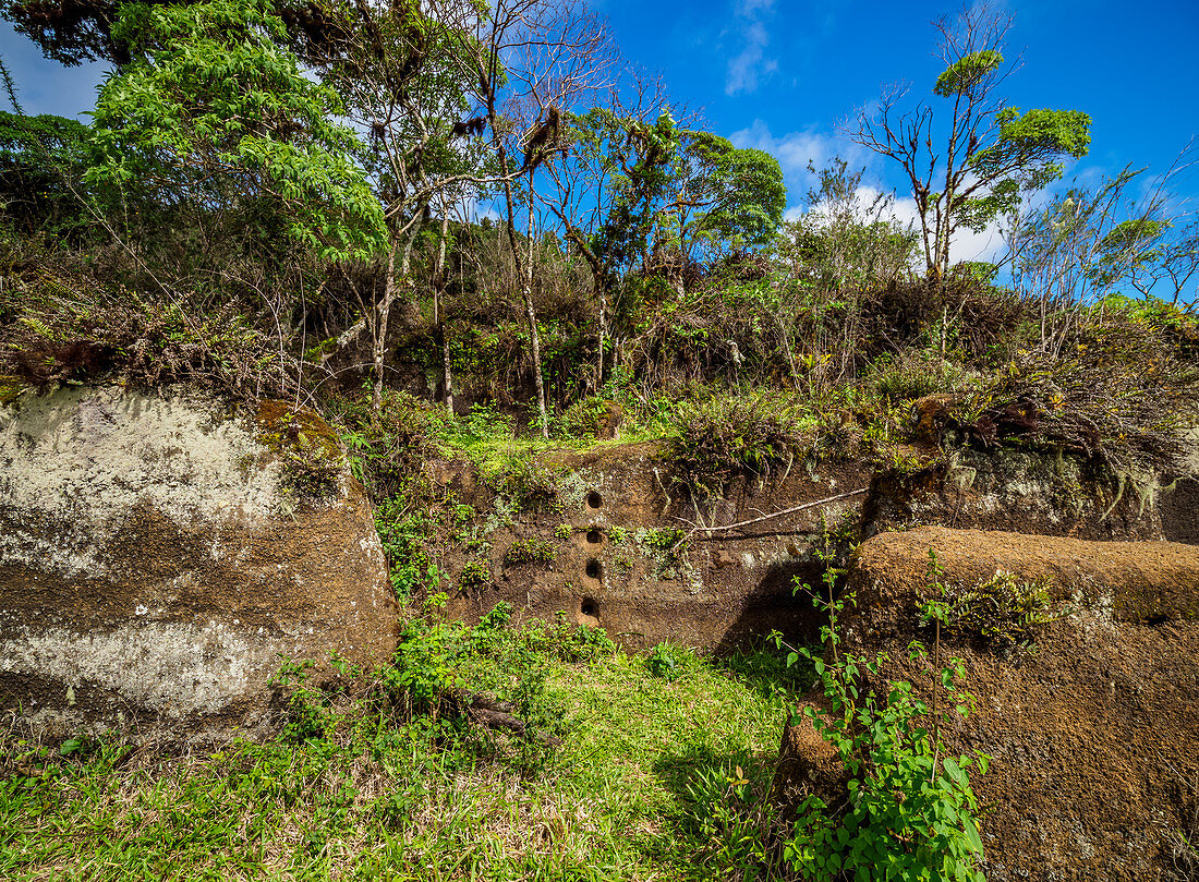 Rock Labyrinth, Asilo de la Paz, Highlands of Floreana (Charles) Island, Galapagos, UNESCO World Heritage Site, Ecuador, South America