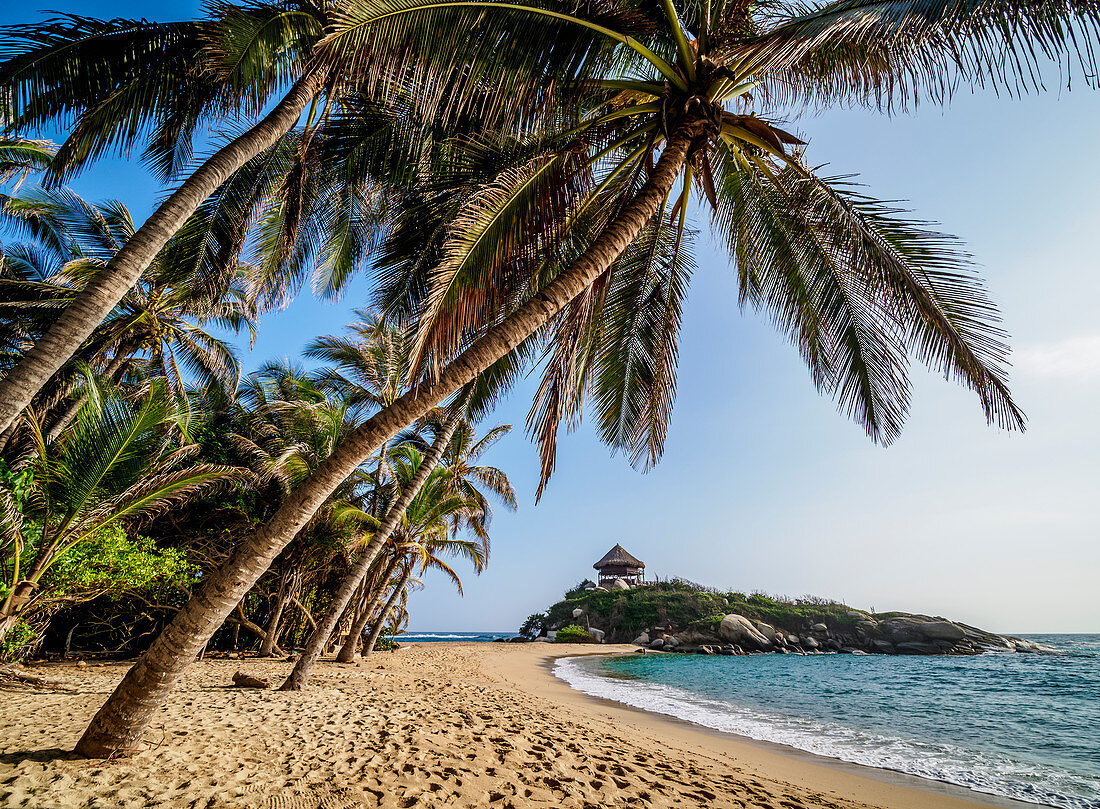 El Cabo San Juan del Guia beach, Tayrona National Natural Park, Magdalena Department, Caribbean, Colombia, South America