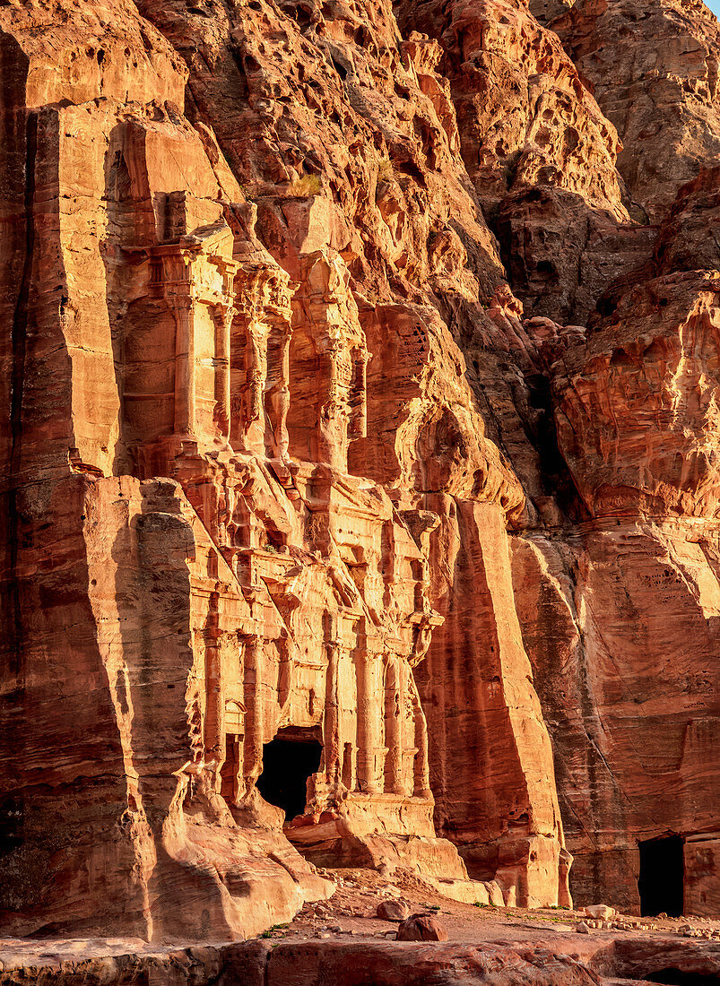 Corinthian Tomb, Petra, UNESCO World Heritage Site, Ma'an Governorate, Jordan, Middle East