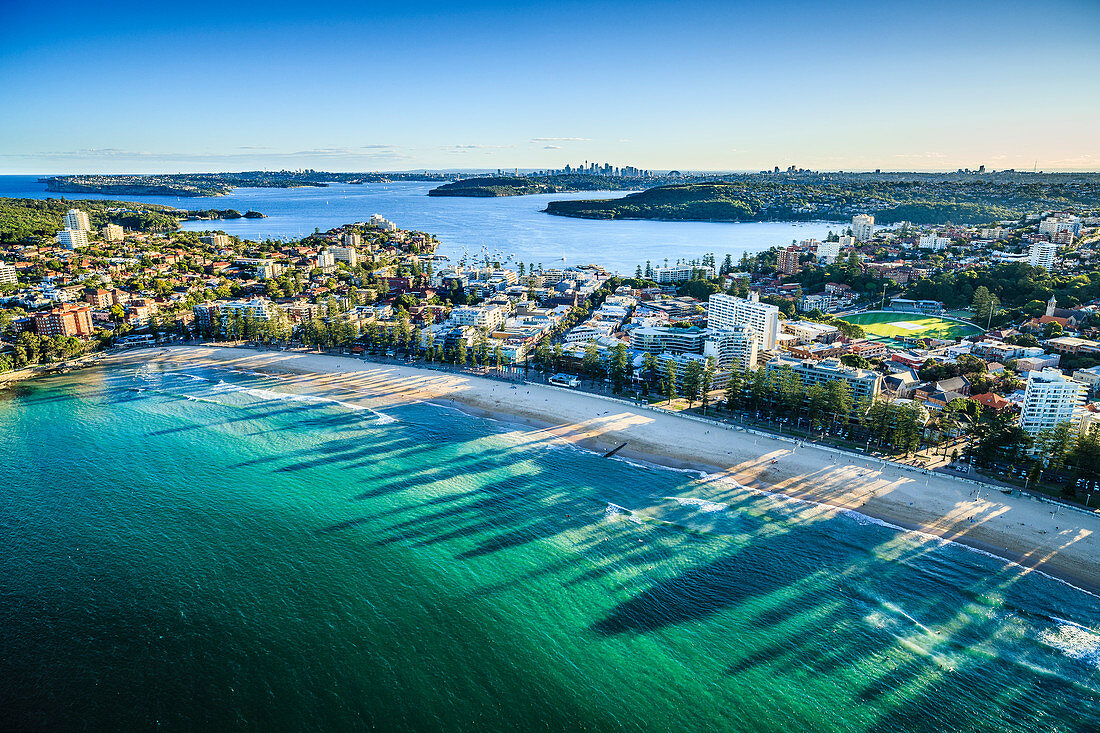 Aerial view of Sydney cityscape, Sydney, New South Wales, Australia