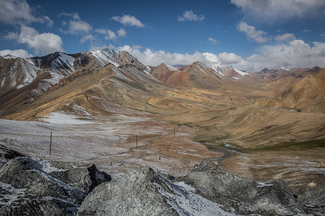 Pass Ak Baital, Pamir, Tajikistan, Asia