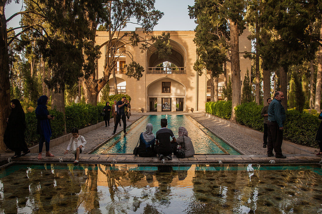 Persian garden fin in Kashan, Iran, Asia