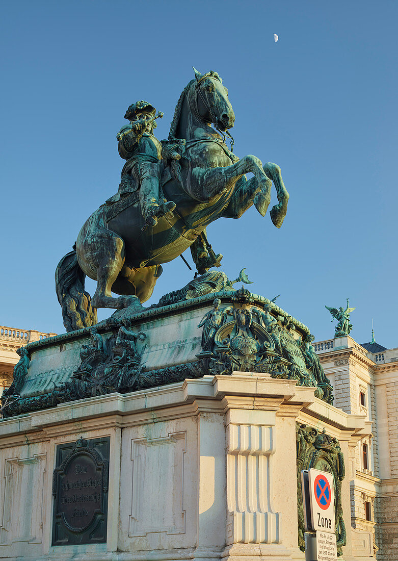Prince Eugene equestrian statue, Heldenplatz, 1st district, Inner City, Vienna, Austria
