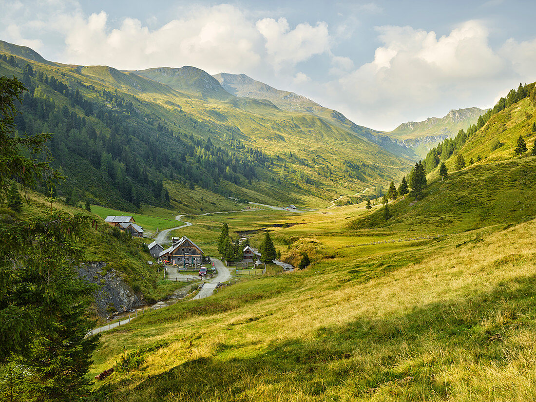 Riedingtal, Waschbergalm, Radstädter Tauern, Land Salzburg, Österreich