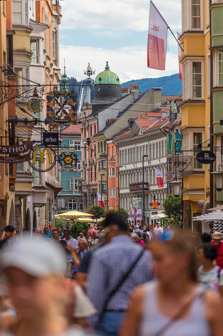 Herzog-Friedrich-Straße, Innsbruck, Tirol, Österreich, Europa
