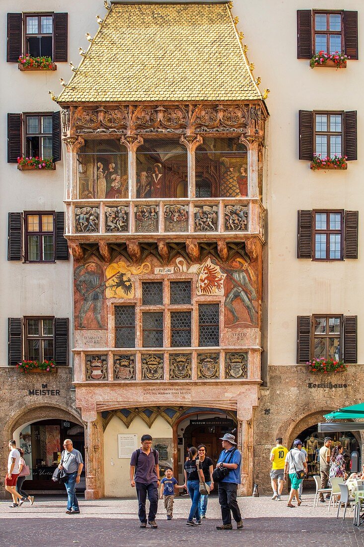 Das goldene Dachl, Innsbruck, Tirol, Österreich, Europa