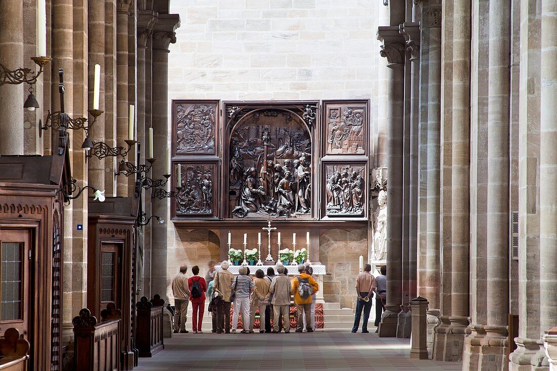 Bamberger Dom, Bamberg, UNESCO-Weltkulturerbe, Bayern, Deutschland, Europa