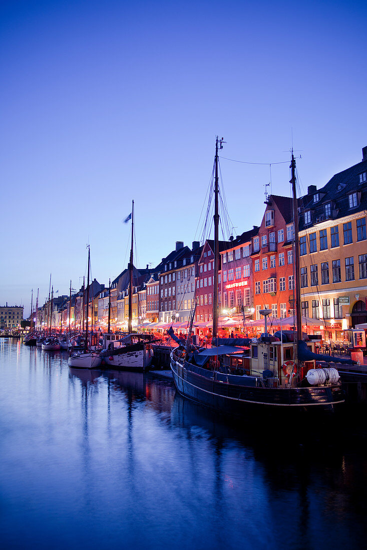Nyhavn, Kopenhagen, Dänemark, Europa